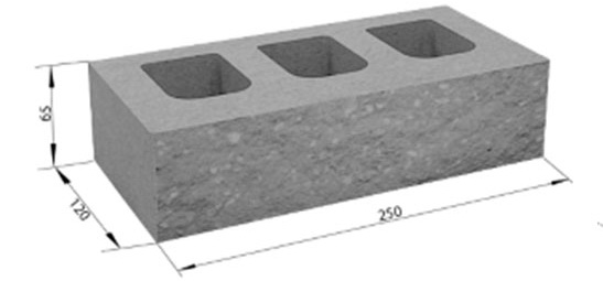 одинарный евро-кирпич